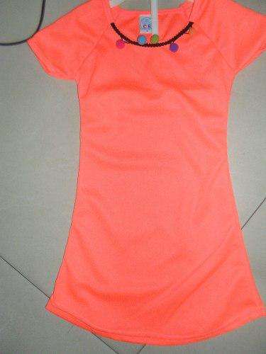 Vestido Niña Pompom Unicolor. Moda, Niña, Casual. Ropa