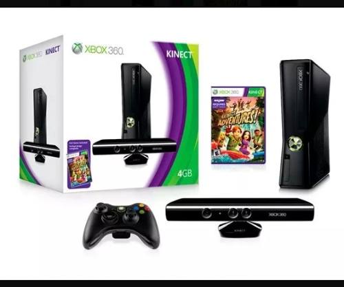 Xbox 360 Con Kinetc 4gb + 2 Juegos