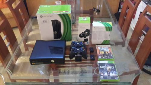 Xbox 360 Slim 4 Gb Con Disco Duro De 500 Gb Y Chip Rgh