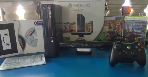 Xbox360 Slim E 4gb Juegos Kinect