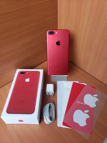 iPhone 7 Plus Rojo 128gb Caja Accesorios (450)