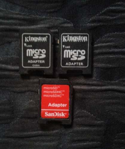 3 Adaptadores De Micro Sd Kingston Y Sandisk