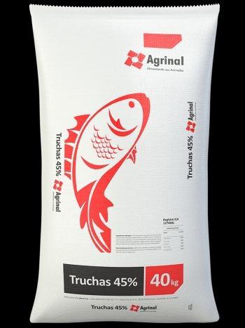 Alimento Para Peces Agrinal Trucha 45% Proteína