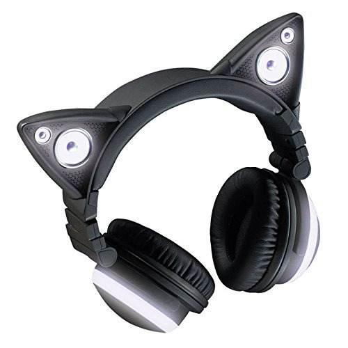 Audio Video Auricular Inalambrico Diseño Oreja Gato Amz