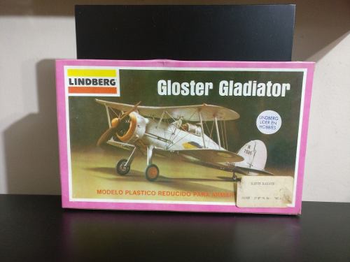 Avión Gloster Gladiador Lindberg 1/48 Totalmente Nuevo