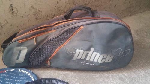 Bolso + 10 Forros Para Raquetas De Tenis