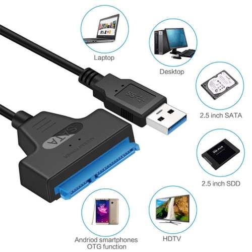 Cable Sata Usb Convertidor 2.5 Lapto