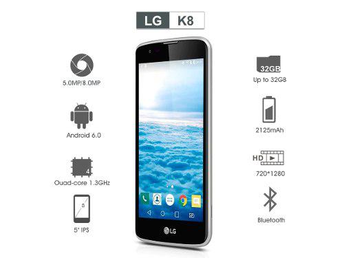 Celular Android Lg K8 V 16 Gb 1.5 Ram 8 Mp 4g Telefono