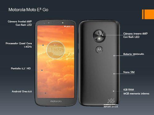 Celular Motorola Modelo Moto E5 Go