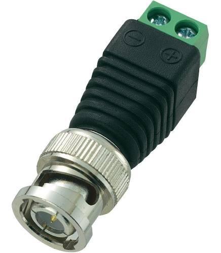 Conector Bnc Macho Utp Atornillable Video Balun Camara Cctv