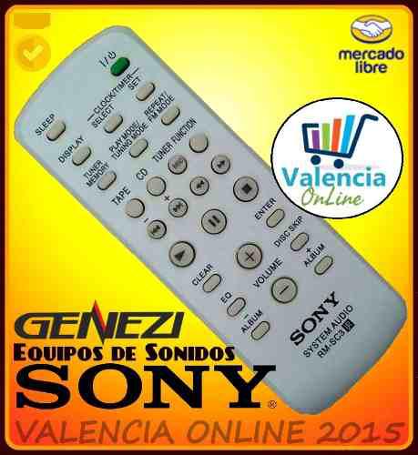 Control Remoto Equipos De Sonido Sony Genezi Rm-sc3