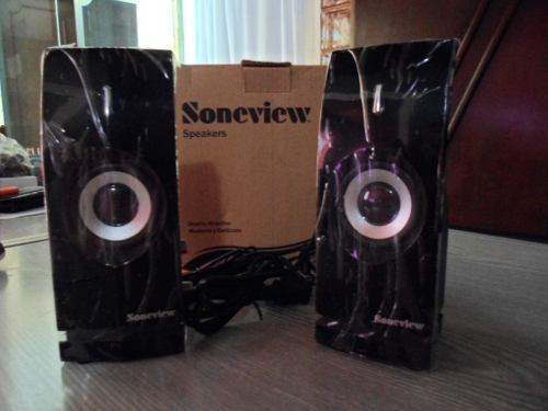 Cornetas Pc Stereo Soneview Pc Al Mejor Precio!