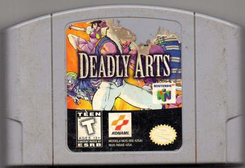 Deadly Arts. Nintendo 64.video Juego Original Usado. A5