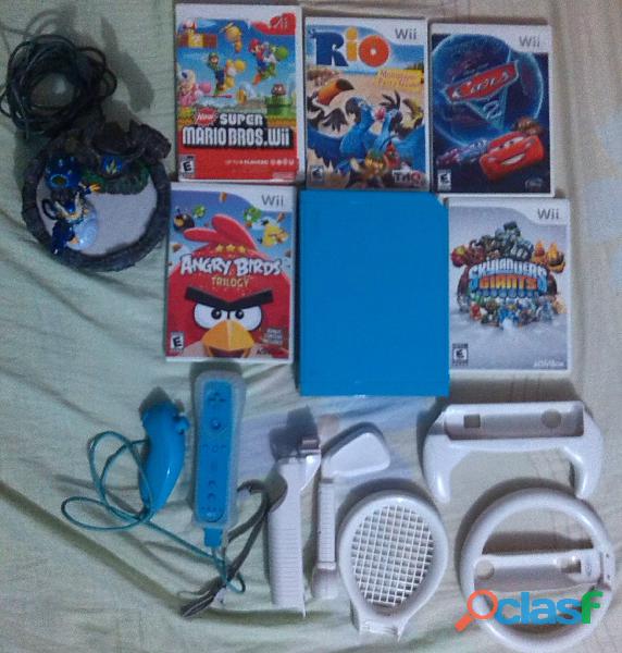 En Venta Wii Azul Edicion Especial Usado.