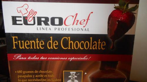 Fuente De Chocolate Euro Chef 3 Niveles Nuevo