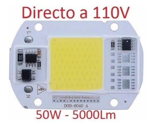 Led 50w Chip Directo 110v Faro Reflector + Pasta Térmica