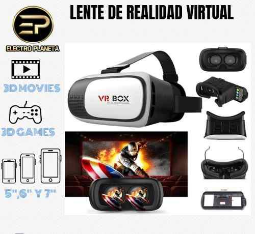 Lentes De Realidad Virtual 3d Vr Box 2.0. Tienda Física!!!