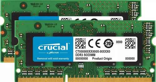Memoria Crucial 8gb Ddr3 - Ddr3l mhz Bajo Consumo 1.3v