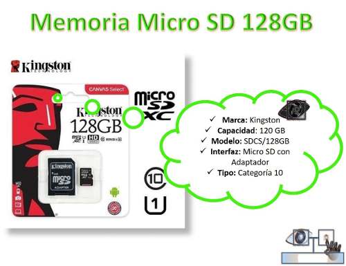 Memoria Micro Sd 128gb / Memoria Sd / Celular
