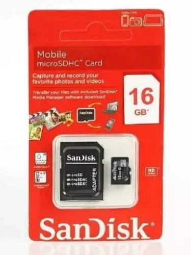 Memoria Micro Sd 16gb Marca Sandisk Original