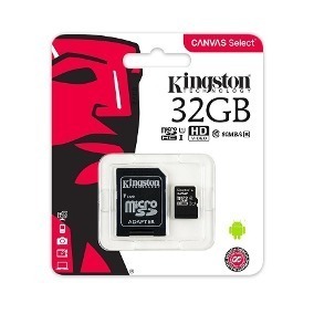 Memoria Micro Sd 32gb Kingston Originales Blister Celular