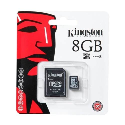 Memoria Micro Sd 8gb Kingston Con Adaptador 100% Original