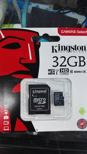 Memoria Micro Sd Con Adaptador 32 Gb Kingston