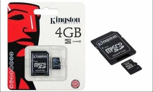 Memoria Micro Sd Kingston 4gb