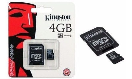 Memoria Micro Sd Kingston 4gb Orig.clase 4, Su Adaptador Sd