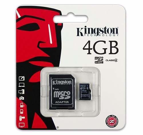 Memoria Microsd 4gb Kingston 100% Original
