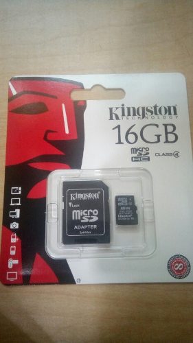 Memoria Microsd Con Adaptador 16gb Nueva
