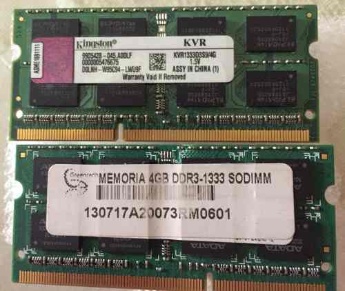 Memoria Ram Ddr3 De 4gb mhz Para Laptop Kingston Oferta