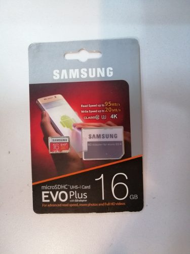 Memoria Samsung Micro Sd 16 Gb Con Adaptador