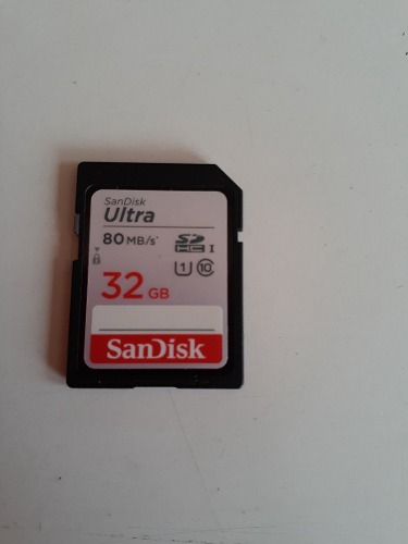 Memoria Sd Sandisk Ultra 32 Gb Clase mb/s 533x