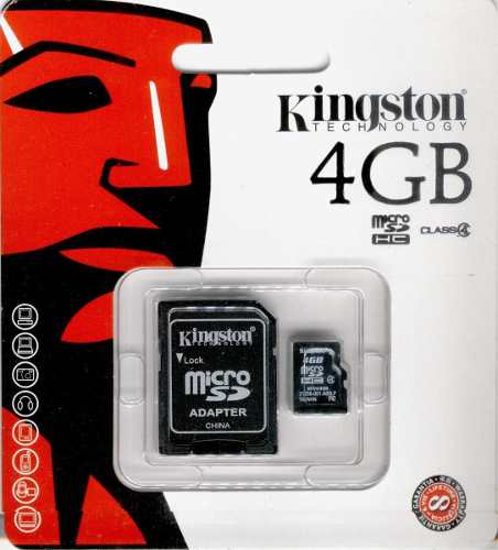 Memorias 4gb Kingston Clase 4.