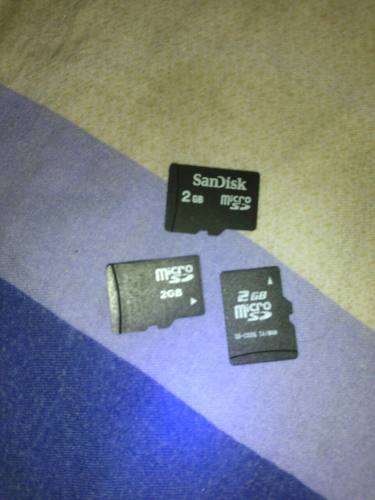 Memorias Micro Sd 2 Gb Usadas