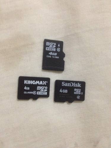 Memorias Micro Sd 4gb Usadas
