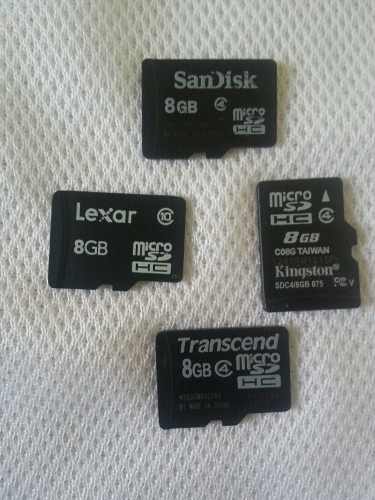 Memorias Micro Sd 8gb Usadas