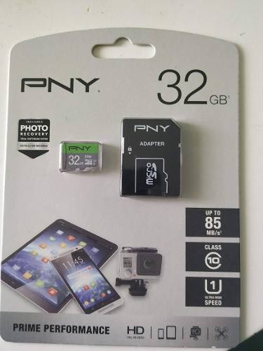 Micro Sd Pny 32gb Clase 10 Original