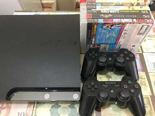 Ps3 Slim 160gb Como Nuevo + 7 Juegos