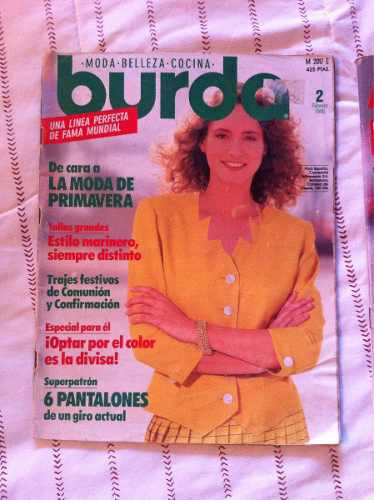 Revista De Patrones Burdo Y Neue Mode, Y Otros Neg