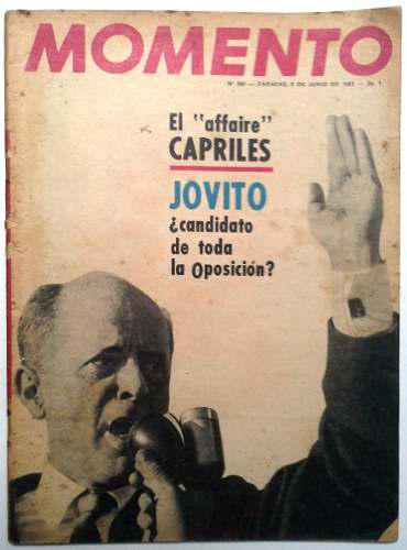 Revista Vintage Momento N° 360 9 De Junio De 1963