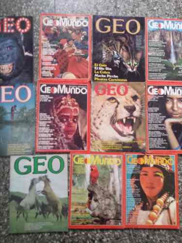 Revistas Geomundo, Lote De 11 Revistas.