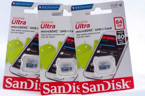 Sandisk Ultra New Tarjeta De Memoria Flash De 64gb Micro Sd