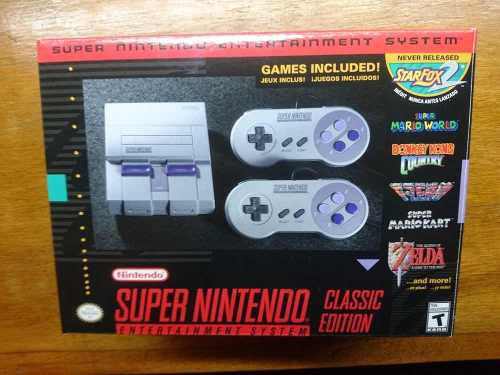 Súper Nintendo Classic Mini Con Más De 100 Juegos