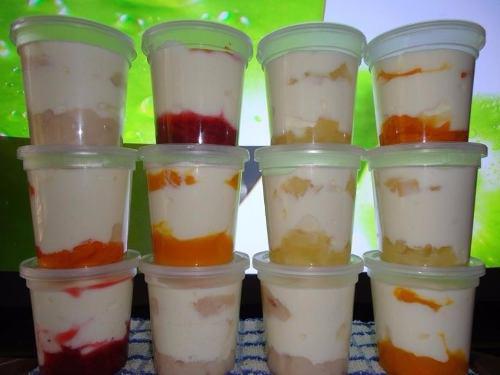 Tinas Envases Plásticos 7 Oz Con Tapas Por Unidad Potes