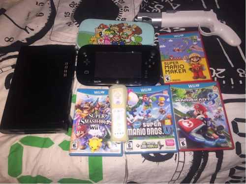 Wii U 32 Gb + 4 Juegos Originales + Accesorios
