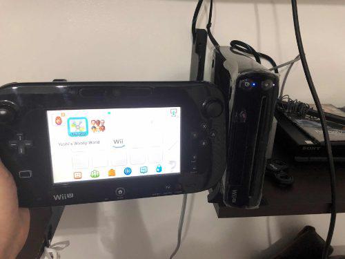 Wii U 32gb Negro + Control Wii + 4 Juegos
