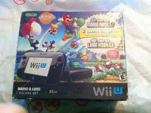 Wii U Deluxe Set 32 Giga Impecable