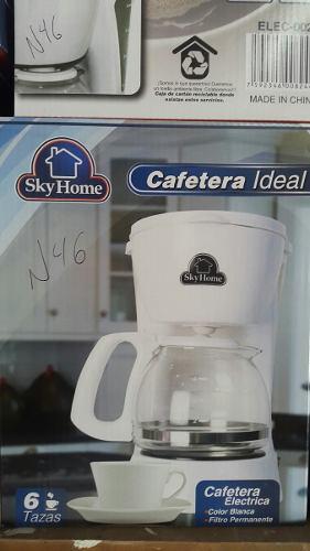 Cafetera Eléctrica 6 Tazas Skyhome Nueva Somos Tienda